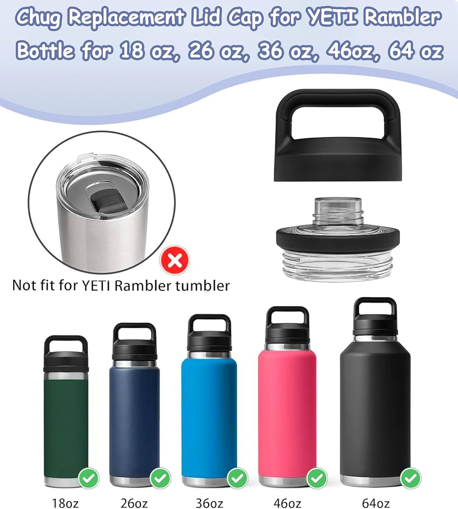 Amazon.co.jp: チャグキャップ蓋 YETIボトル交換用スクリュートップ蓋 Amazon.co.jp: チャグキャップ蓋 YETIボトル交換用スクリュートップ蓋